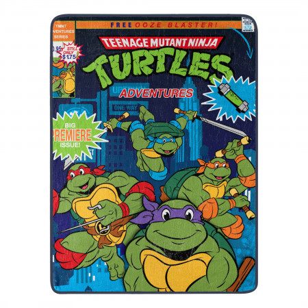 Teenage Mutant Ninja Turtles Micro Raschel Throw Blanket 46"x60"
